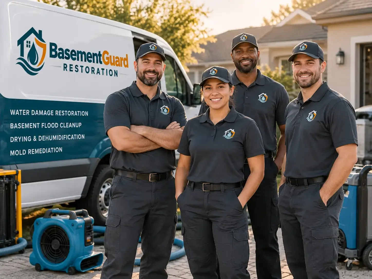 Basement Water Damage Restoration company in Guernsey, IA